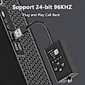 Miniatyrbilde 4 av 5: Senderstøtte 24 Bit 96khz Usb Plug And Play Adapter Koble Til 2 Enheter Qualcomm 5.2 Lav Latens
