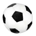 Miniatyrbillede 2 af 2: Multifunktionelt Fodbold Legetøj Fodbold Udstoppede Dyr Plys Fodbold Legetøj Fodboldformet Pyntepude Sort