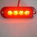 Pikkukuva 2 / 5: 4kpl 4led Led-valo Pää Hätävilkku Vaara Varoitusvalo Vilkkuva Varoitusvalopalkki Autoon