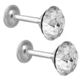 Foxnovo 2 st Diamant Gardin Draperi Uppbindningar Dörr Vägg Tofs Krokar (Silver)