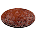 Miniatyrbild 1 av 5: Modern Enkel Matta Tjock Rund Områdesmatta Vardagsrum Gungstol Golvmatta Plysch Mjuk Sovrum Sängmatta Heminredning Brown XL Diameter 120cm