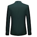 Pikkukuva 3 / 5: Miesten Puku Business Casual 3-osainen Puku Bleiseri Housut Liivi 9 Väriä Green L