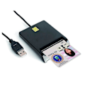 Pikkukuva 3 / 5: Usb-älykortinlukija Dni Atm Ic Iso 7816 luokka A, Ab ja C -yhteensopiva, yhteensopiva Windows-, Linux- ja Mac Os -käyttöjärjestelmien kanssa