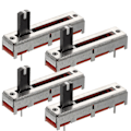 Miniatyrbillede 2 af 3: 4 stk. Skyde-potentiometer Stereo Volumen Potentiometer Lineær Skyde-potentiometer