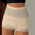 Miniatyrbild 4 av 5: Dam Hög Midja Trosor Kroppsformare Kvinnlig Återhämtning Efter Förlossning Trosor Bantning Shapewear Underkläder Mjuka Bomulls Sömlösa Trosor Apricot Beige