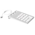 Miniatyrbild 1 av 5: Mini USB 2.0 Numeriskt Tangentbord 18 Tangenter Digitalt Tangentbord Ultratunt Nummerblock för Dator PC Laptop
