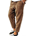 Miniatyrbilde 1 av 5: Herre Cordfløyel Cord Look Rett Bukser Casual Baggy Bukser Brown M