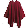 Miniatyrbilde 4 av 5: Sjal Reversibel Ensfarget Åpen Front Cardigan Wrap For Kvinner red