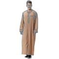 Herr Mu Saudi Robe Kaftan Dubai Tunika Lång Topp Blus Thobe Kläder camel S