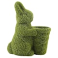 Miniatyrbild 1 av 2: Påskhare Ornament Kanin Kaktus Planter Sukulent Planter Växtbehållare Heminredning