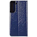 Miniatyrbilde 5 av 5: For Samsung S21 Fe Fjerde Generasjon Stativ Lærveske Azure Style B Samsung Galaxy S21 FE