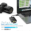 Miniatyrbillede 4 af 5: Cf Type B Usb3.1 N 2 Type C Cf Adapter