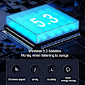 Miniatyrbillede 3 af 5: Trådløs Bluetooth Lydmodtager Professionel Plug and Play Håndfri Opkald HD Lyd Bluetooth 5.3 AUX Adapter