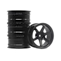 Pikkukuva 1 / 5: 4 kpl kevyitä pyöriä 94122/94123/fw06 D3/d4 1/10 tasamaa-urheiluautoon ja drifting-autoon, metallirenkaat, b