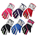Miniatyrbilde 2 av 5: Termiske skihansker barn vinter fleece vanntett varm snowboard snøhansker 3 fingre for ski kjøring Style2-blue