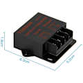 Miniatyrbild 4 av 5: 2x 24v/12v Till 5v 10a 50w Bil LED Reklamskärm Strömförsörjning Omvandlare DC Transformator