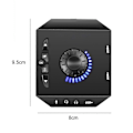 Miniatyrbilde 5 av 5: Ekstern 7.1-kanals lydadapter med USB2.0/3.5mm Jack Plug-Play Driverfri Profesjonell Datamaskin USB Eksternt Lydkort for PC Datamaskin Laptop Am