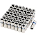 Miniatyrbillede 1 af 5: Rg6 F Konnektor Koaksial Adapter Stik Til Kabel-Tv (50 Stk)