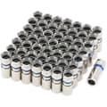 RG6 F-kontakt Koax Koaxial Adapter Plugg För Kabel-TV (50-pack)