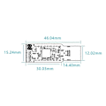Miniatyrbilde 3 av 5: Nrf52840-le Usb Le For Eval Tannmodul
