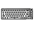 Miniatyrbild 1 av 5: RGB Hot Swap Programmerbar Kopplingsdosa DIY Mekaniskt Tangentbordskit Stöd Cherry MX Kailh Mekanisk