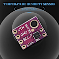 Miniatyrbilde 2 av 5: Sht31 Temperatur Sht31-d Fuktighetssensor Modul Mikrokontroller Iic I2c Breakout Vær 3v 5v Com