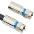 Miniatyrbillede 5 af 5: Rg6 F Konnektor Koaksial Adapter Stik Til Kabel-Tv (50 Stk)