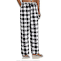 Pikkukuva 1 / 5: Miesten pyjamahousut taskuilla, miesten pehmeät flanellipyjamahousut white M
