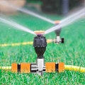 Miniatyrbillede 3 af 5: Havesprinkler 1/2-tomme Hurtigkobling Zinklegering Spyd 360 Graders Roterende Udendørs Have Plæne Automatisk Vandingssystem Spraydyse