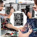 Pikkukuva 3 / 5: B250c Mining -emolevy lämpötahnalla+kytkinkaapelilla 12 Usb3.0 - Pcie-paikkaan Lga1151 Sata3.0 Su