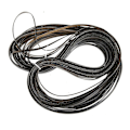 Miniatyrbillede 4 af 5: 1 rulle plastikflet imitation rattan stole DIY materiale møbeltilbehør