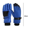 Miniatyrbillede 2 af 4: Børne Vinter Sne & Ski Handsker Koldt Vejr Ungdoms Handsker Til Ski Blue