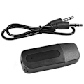 Pikkukuva 1 / 5: 3,5 mm USB Bluetooth-yhteensopiva langaton stereoäänimusiikkikaiuttimen vastaanotinsovitin