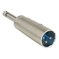 Miniatyrbillede 1 af 5: 3-benet XLR han til 1/4 tomme stereokabel mikrofon mikrofonstik konverter adapter