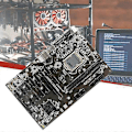 Miniatyrbild 2 av 5: B250b Btc Mining Moderkort Med Kylpasta+switchkabel+sata-kabel 12 Pci-e-platser Lga1151 Ddr