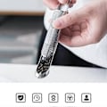Miniatyrbillede 2 af 5: Te-si i rustfrit stål, te-diffuser te-infusionsenhed til løs te, kaffe, krydderier, langt håndtag T