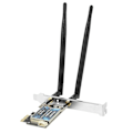 Pikkukuva 1 / 5: Pci-e 600mbps Wifi-kortti Bluetooth 4.0 -sovitin 2.4ghz/5ghz Dual Band langaton verkkokortti antennilla