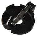 Miniatyrbillede 4 af 5: Cr2016 2025 2032 Knapcelle Batteriholder Sokkel Sort 10 Stk