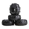Pikkukuva 4 / 5: 4kpl 140mm 2.2 Kumirenkaat Pyöränrenkaat 1/10 Rc Crawler -auto Axial Wraith Scx10 Capra Traxxas Tr