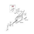 Miniatyrbilde 2 av 4: 1 stk Induktiv Dørhåndtak Utside 82651c5710 82661c5710 For Sorento 2015-2019 Dra Ha