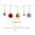 Miniatyrbilde 4 av 4: 100 stk. 20 cm Polyestertråder for Juleanheng Juletre Julekule Merkelappverktøy Julepynt Tilbehør Cotton rope