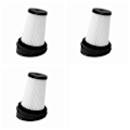 Miniatyrbillede 1 af 5: 3 stk. filter kompatibelt med Vch9632 Vch9629 Vch9630 Vch9631 støvsuger reservedele støvtilsætning