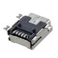 Pikkukuva 2 / 5: Korvaava Mini Usb Type B Fe 5 Pin Pcb Piirilevykiinnitys Laturi Liitin 10 kpl