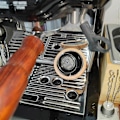 Miniatyrbilde 4 av 5: Linse Flow Rate Observation Tre MDF Base Magnetisk Kaffe Tampering Reflekterende Speil For Cafe A