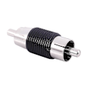Miniatyrbillede 3 af 5: Lige AV RCA Han til Han Stik Koblinger Adaptere 6 stk