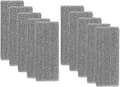 Superabsorberende moppehoved refills - Mikrofiber vaskbar rengøringsmoppe husholdningsmoppehoved rengøringspude (10 stk)