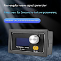Miniatyrbilde 2 av 5: PWM Pulsfrekvens Justerbar Duty Cycle Firkantbølge Signal Generator Modul 1HZ-150KHZ Signal Gen s202412121431