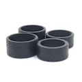 Pikkukuva 3 / 5: 26mm Racing Tire Rengas Metallivanne 284131 K969 K979 K989 P929 Mini-z 1/28 Rc Auto Päivityksiin Pa