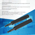 Miniatyrbillede 3 af 5: 2 stk. Omni Directional Antenne Professionel Høj Forstærkning 12dBi WiFi Router Antenne med SMA Interface til Hjemmevirksomhed Kontor