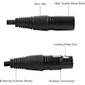 Pikkukuva 5 / 5: Xlr-jakokaapeli, 3-nastainen Xlr-naaras - kaksois-Xlr-uros Patch Y -kaapeli Balansoitu mikrofonijakaja Co